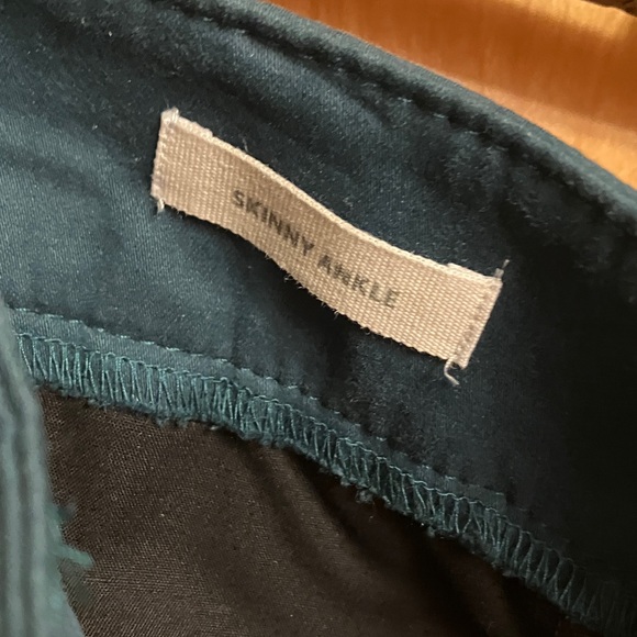 LOFT Deep Teal Pants. Size 12. Mid-Rise Skinny Ankle. NWT - Picture 5 of 7